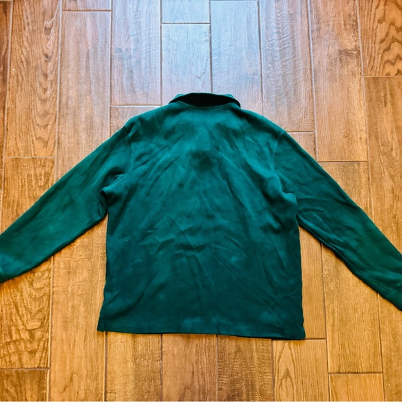Y2K Polo Ralph Lauren Quarter Zip Long Sleeve Sweater Large - Picture 3 of 5